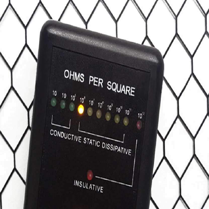 2025Grid Transparent PVC Cleanroom Antistatic ESD Curtain