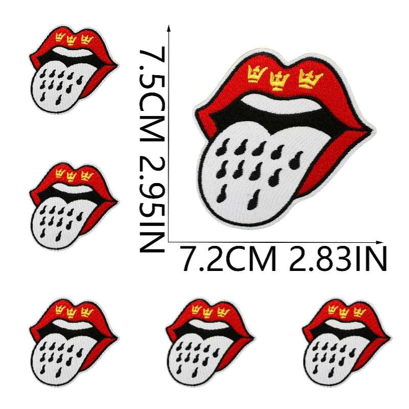 

1/5PCS Wholesale Clown Party Decoration Embroidery Patches Iron on For Clothing DIY Carnival Dress Theme Fun Design