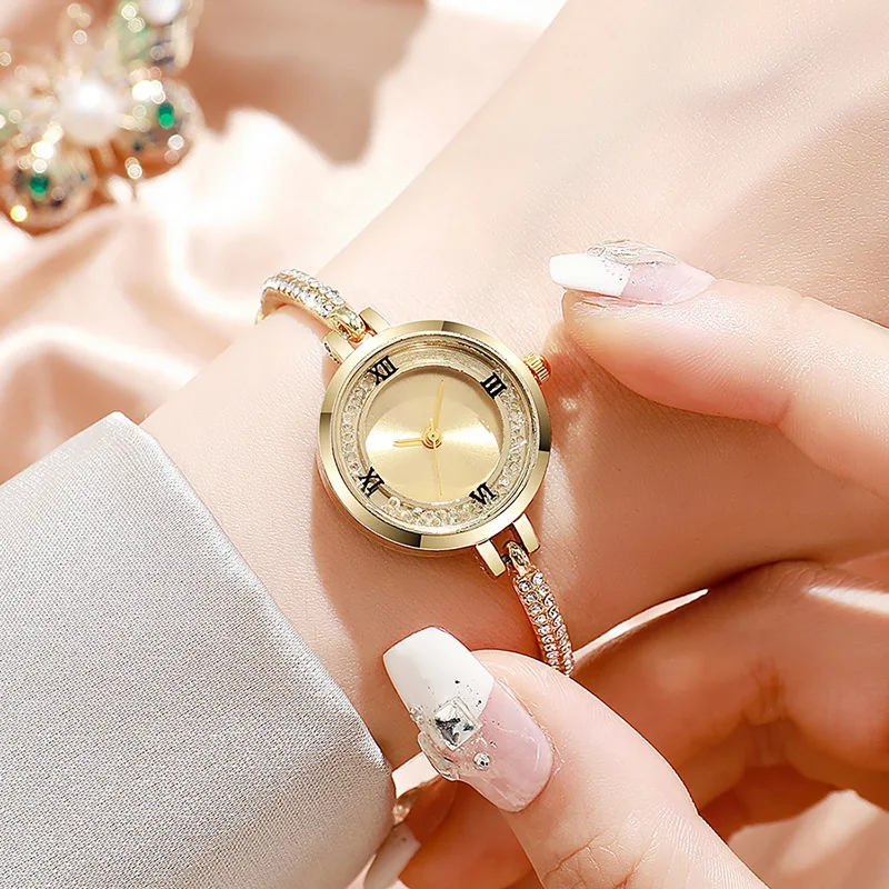 

Модные роскошные женские часы с золотым ремешком, женские часы для браслета Montre, женские кварцевые наручные часы, женские Relojes Reloj Mujer