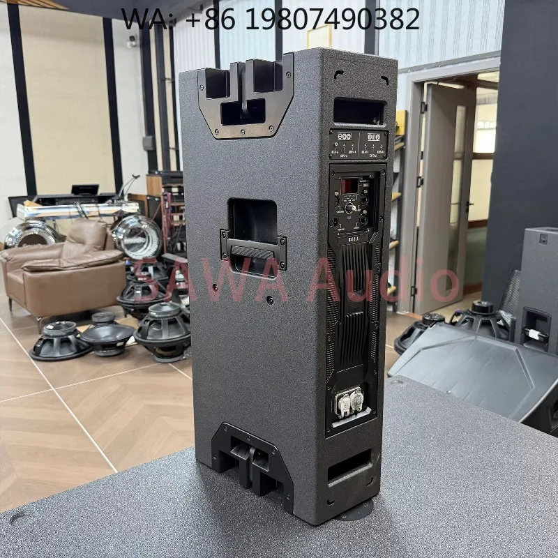 Double 10 Inch 2-Way Active Array Speaker Birch Plywood 3200W Peak 800W RMS Waterproof Durable