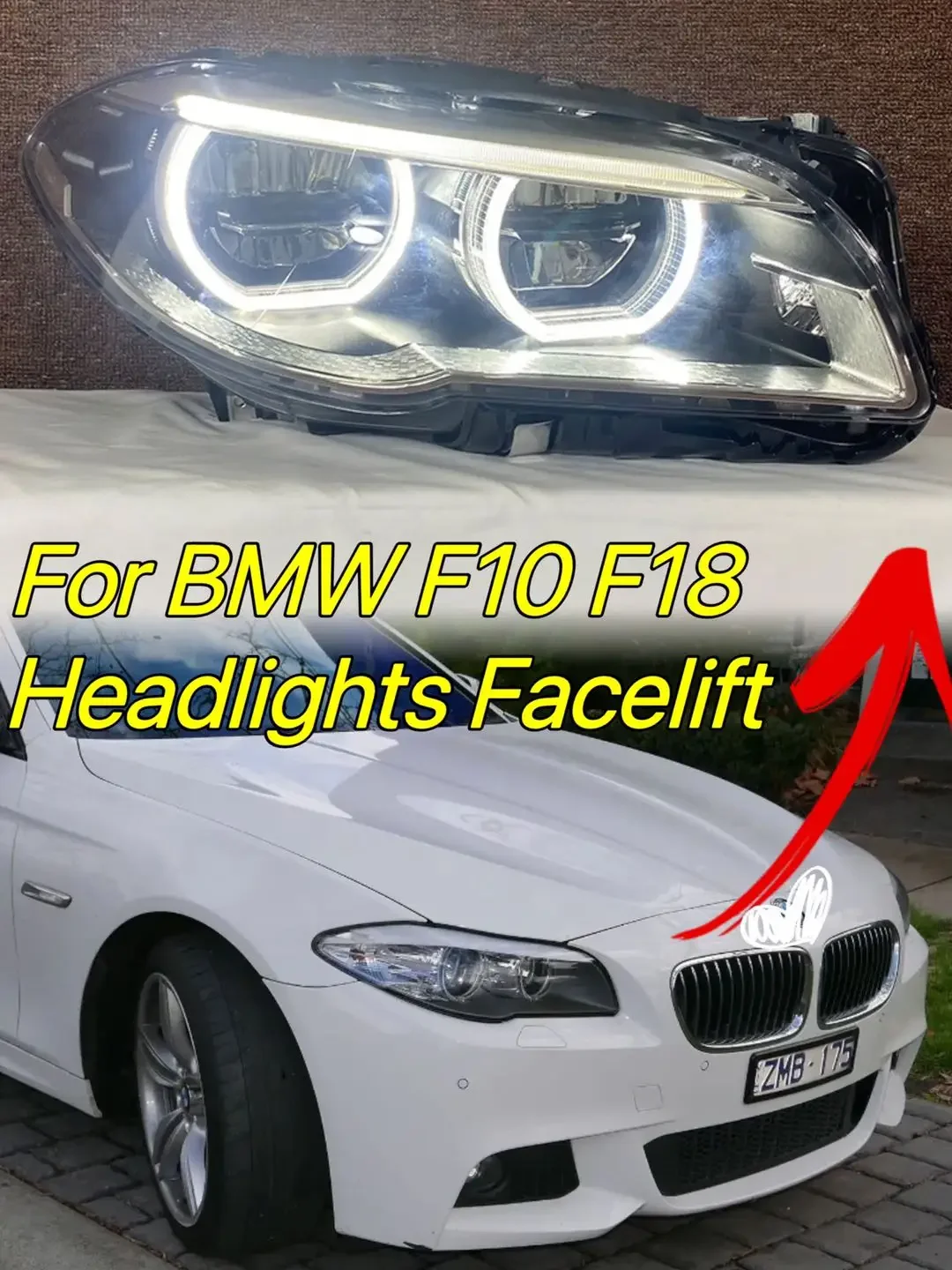 

For BMW F10 F18 Headlights Facelift Full Led Headligh Modified Tuning Plug And Play Assembly 2009 - 2015 Year