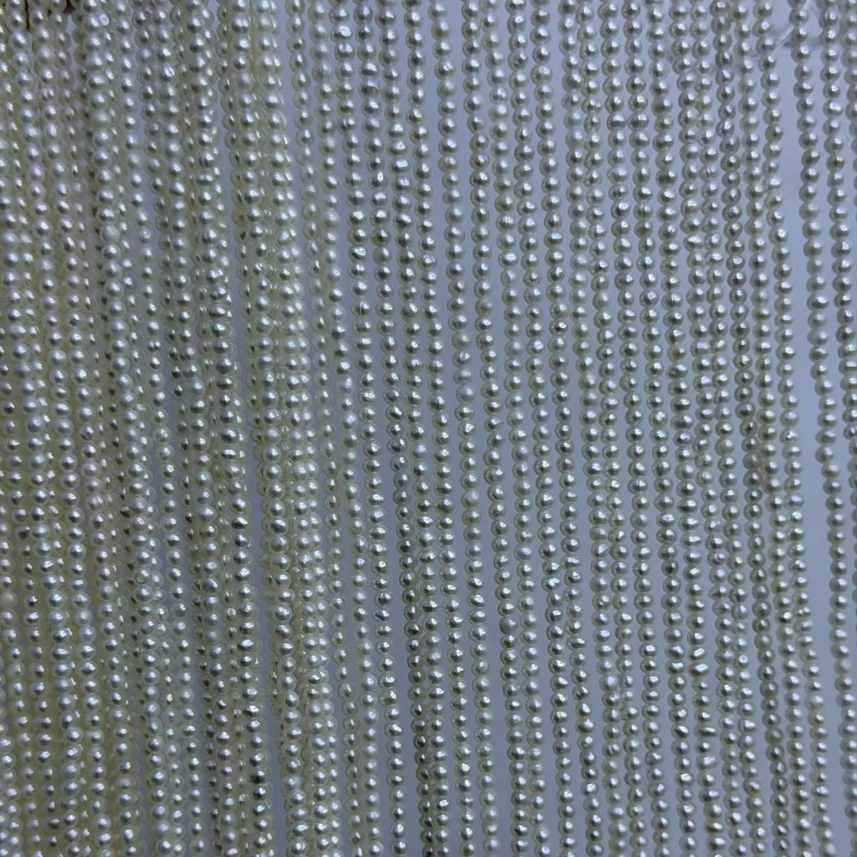 Natural Freshwater High Quality Round Small White 2-2.5mm Pearl Bead Jewelry Make DIY Necklace Earring Bracelet Accessory Women