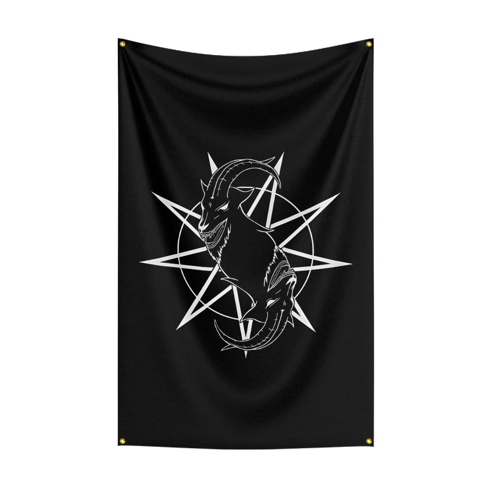 90X150CM The Knot Merch Rock Slipknots Flags Outdoor Indoor Banner Poster Polyester Home Room Dorm Garage Wall Decor 3x5 FT