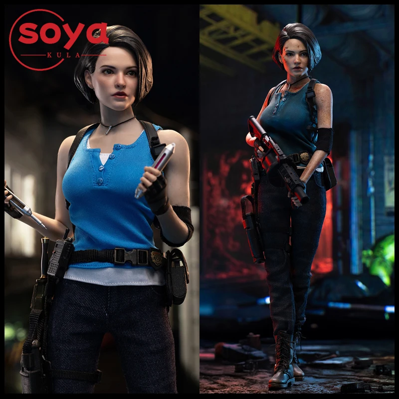 

SWTOYS FS072 FS073 1/6 Female Normal Damaged Action Figure with Movable Eyes Head Sculpt 12'' Soldier Figurine Model Toy