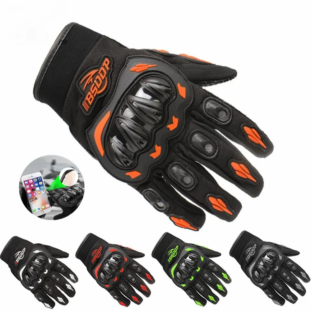 

Summer Motorcycle Gloves Breathable Full Finger Guantes Luvas Outdoor Sports Protection Waterproof Racing Riding Accessories