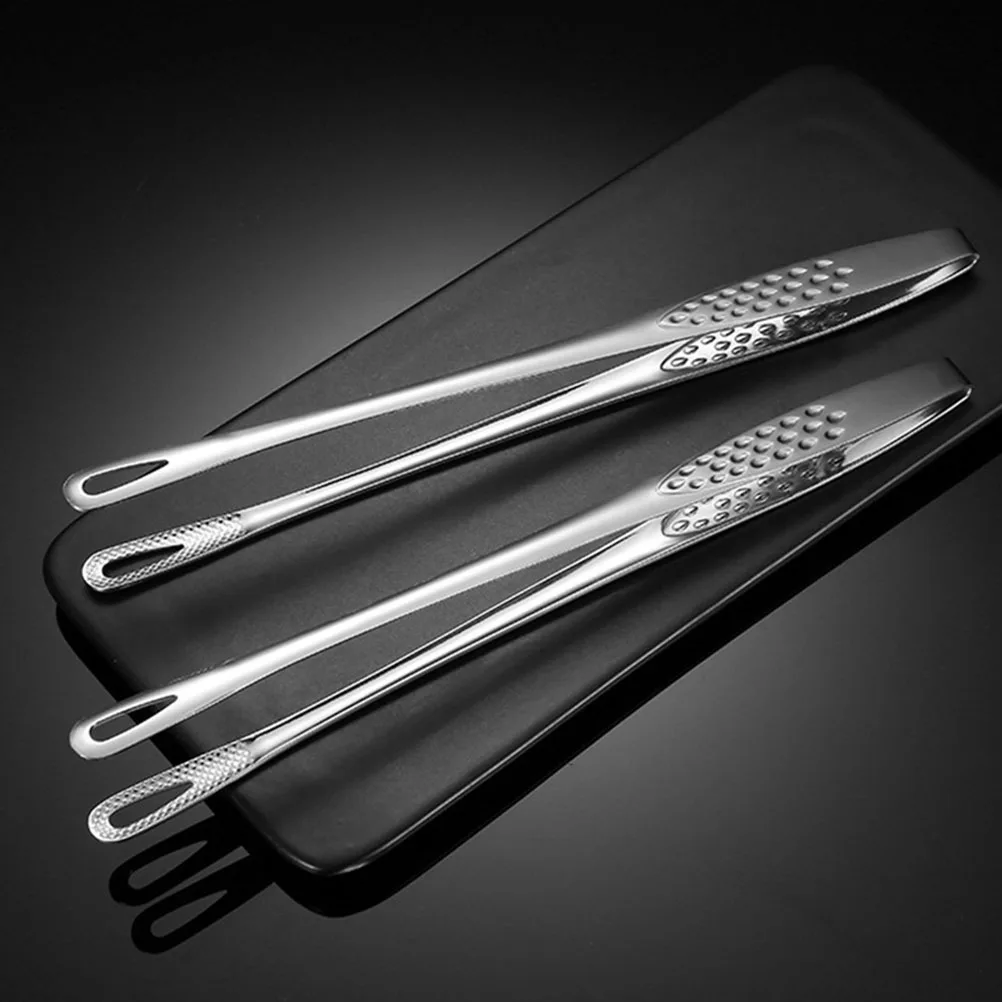 

4Pcs StainlessSteelFoodTongs Tweezers Clamps KitchenGadgets BBQTools HeatResistant CorrosionResistant Lightweight Practical