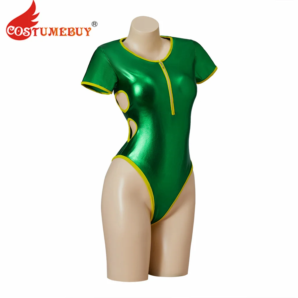 Black Orchid Cosplay Costume Green Superhero Bodysuit Sexy Jumpsuit Adult Women Halloween Suit with Gloves Stockings