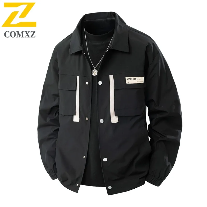 

COMXZ Spring Autumn Hot Sale L 9XL Youth New Fashion Versatile Plus Size Jacket