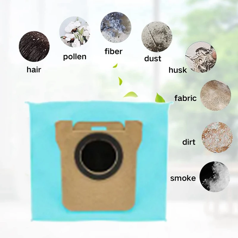 Мешок для пыли с активированным углем для робота-пылесоса Xiaomi X10+, Mijia Omni 1S, B101CN/Dreame Bot S10 S20 Pro, L10S Ultra