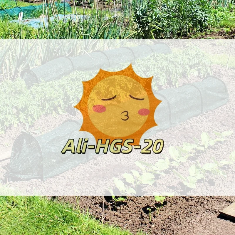 

Portable Greenhouse Tunnel with Shade Net - Adjustable Hoop System for Garden/Patio/Farm Plant Protection