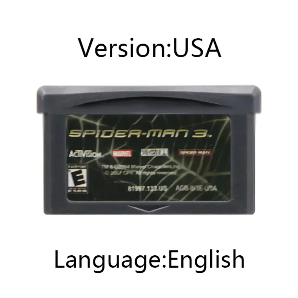 ตลับเกม GBA ซีรีส์ 32 บิต สำหรับเครื่องเล่นเกม GBA/SP/DS