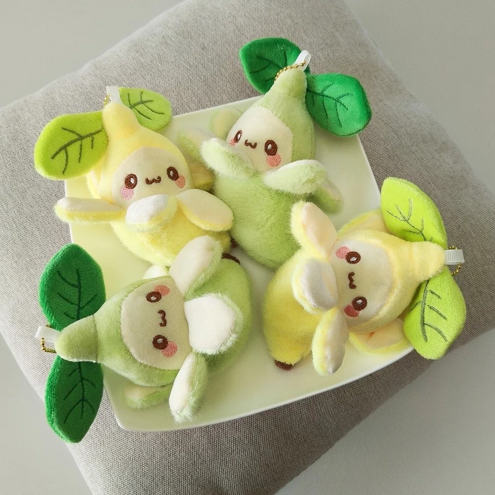 

Cute 12cm Banana Keychain with Leaves Keyring Attachment Pendant Bag Ornament Keychain