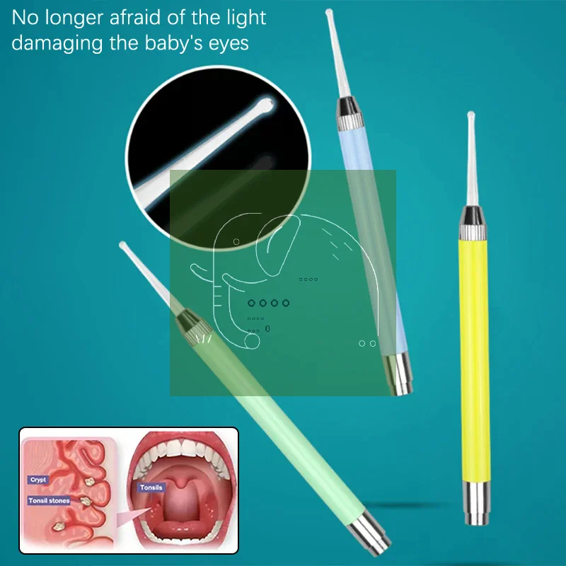 

Luminescence Tonsil Stone Removal Ear Wax Remover Tool Mouth Cleaning Care Tools Tonsil Stone Remover Health Care