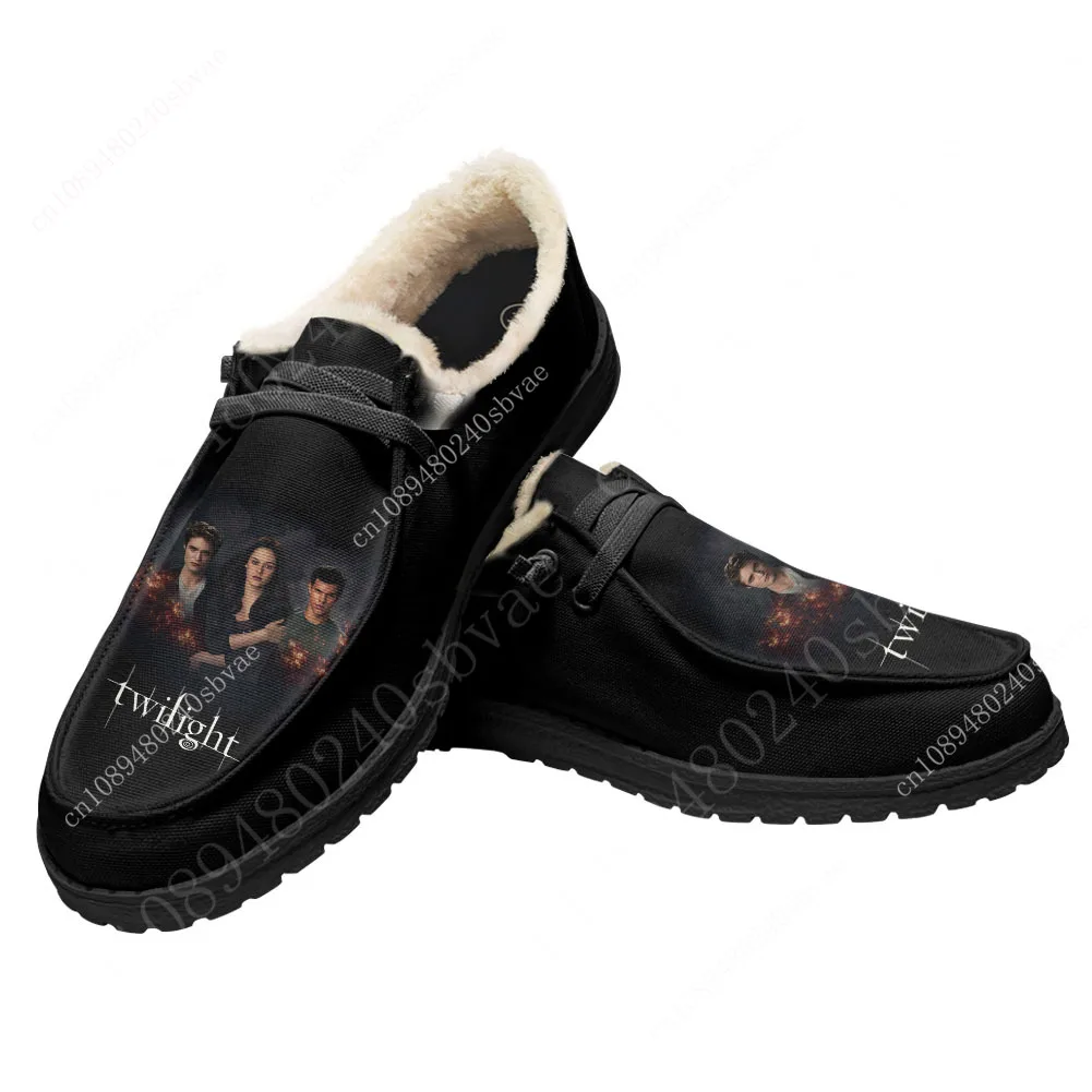 

The Twilight Saga Plush Flat Shoes Breathable Outdoor Sneakers Lightweight Shoes Custom Shoes Footwear Custom Made Shoe