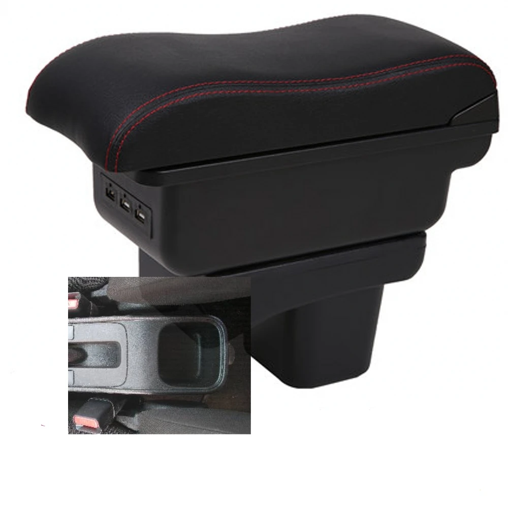 For Suzuki baleno Armrest box Elbow support Center console box central Store content box with cup holder