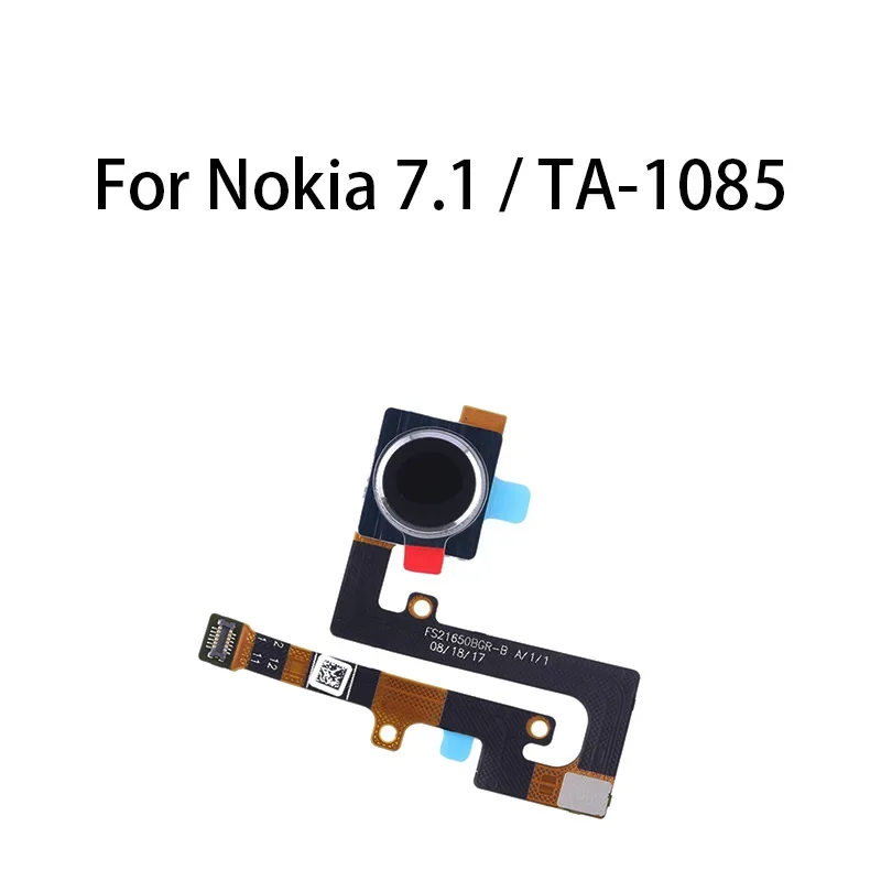 

Гибкий кабель датчика отпечатков пальцев с кнопкой «Домой» Gefensi для Nokia 7.1/TA-1085