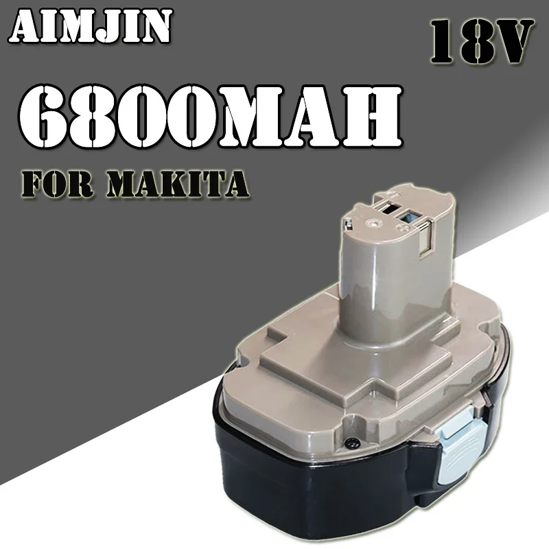 

Новый сменный Ni-MH аккумулятор 18 В, 6800 мАч для Makita 1822 1823 1834 1835 192827 -3 192829 -9 193159 -1 193140 -2 193102