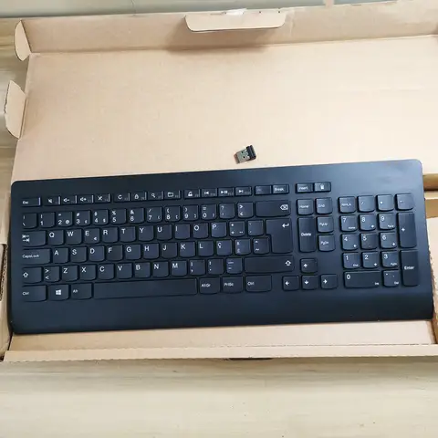 Portuguese layout Wireless Keyboard KBRF3971 For Lenovo  Business office keyboard with receiver