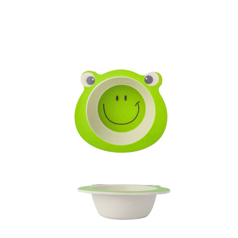 Kinderkom Bamboevezel Onbreekbaar Lichtgewicht kinderservies voor het eten van granen Fruit IJs Picknick buiten