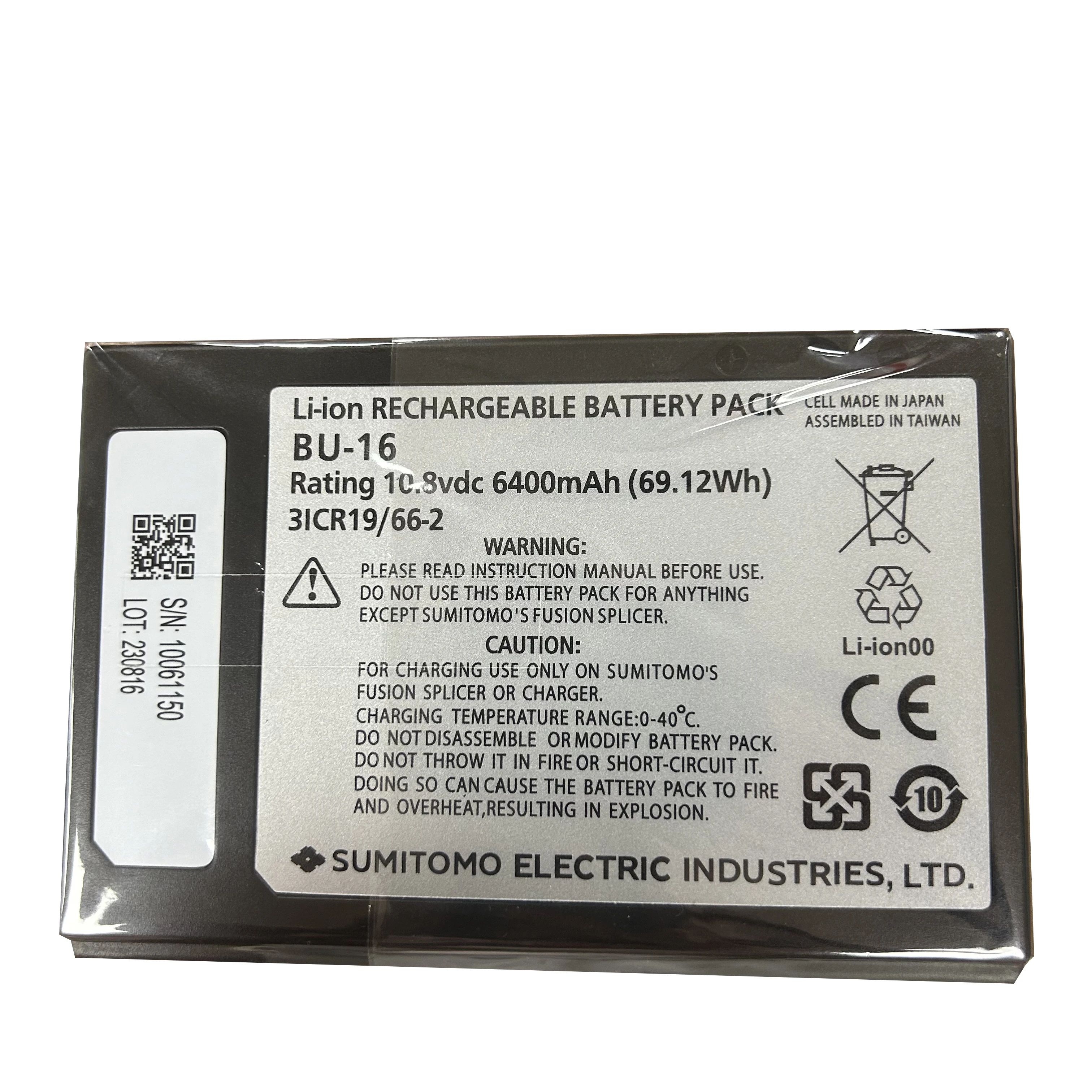 Original BU-16 Battery Pack 10.8V 6400mAh, Suitable for T-82C T-72C T72C+T82C+T72M 82C 82M 72C T-Q102 Welding Machine