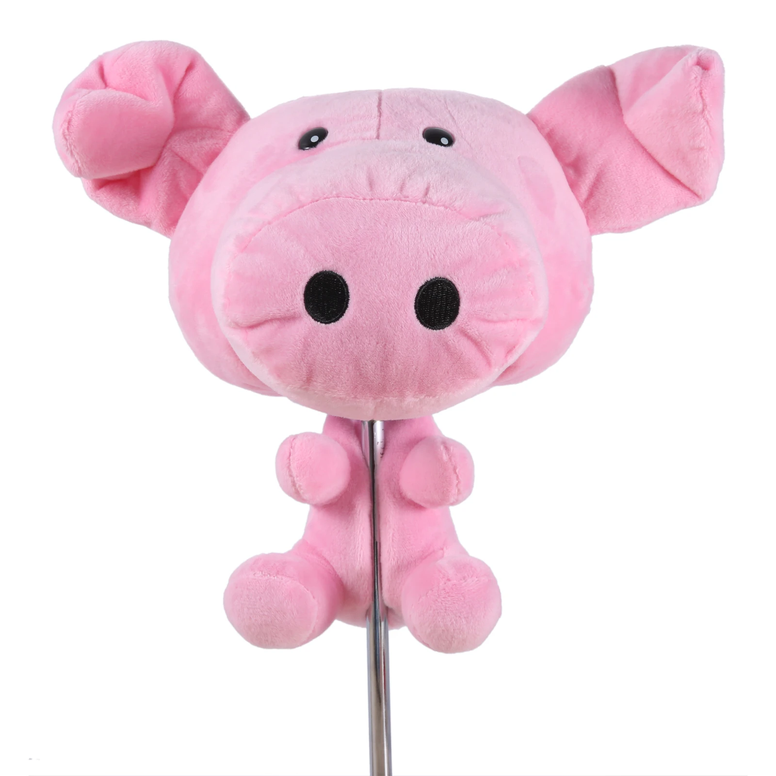 1 Pc Pink Golf Wood Driver Headcover Plush Cloth 22*17cm Pink Pig Shaped Fit Most 460 cc/No. 1 Drivers Golf Practice Accessories