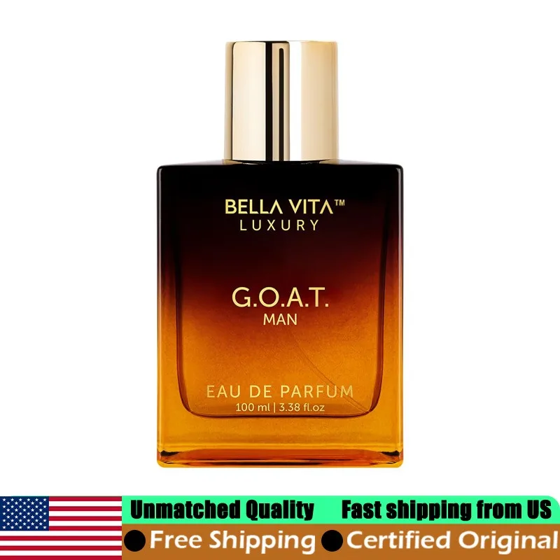 

BellaVita Goat Man Eau de Parfum Spray 3.4 Ounce Original Arab Perfumes Long-Lasting Powerful Masculine Cologne for Men 100 ML