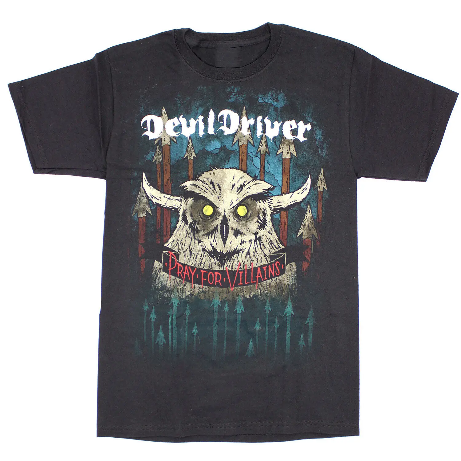 Men's Devildriver Goat T shirt Small Black