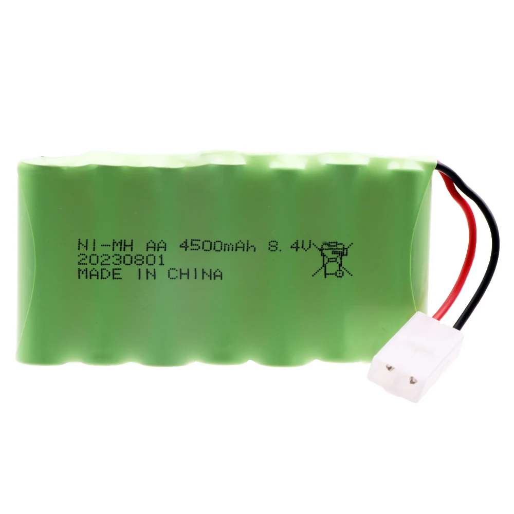 8.4V 4500mah high capacity NI-MH AA Rechargeable Battery Pack for RC toys Car Tanks Trains Robot Boat Gun tools parts AA battery