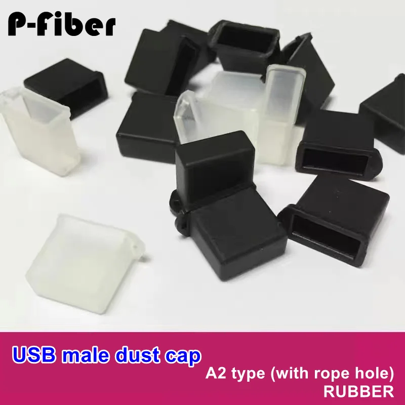 dust plug USB male 50pcs with rope hole A2 type for computer digital U disk protective cover dust-proof scratch proof free ship