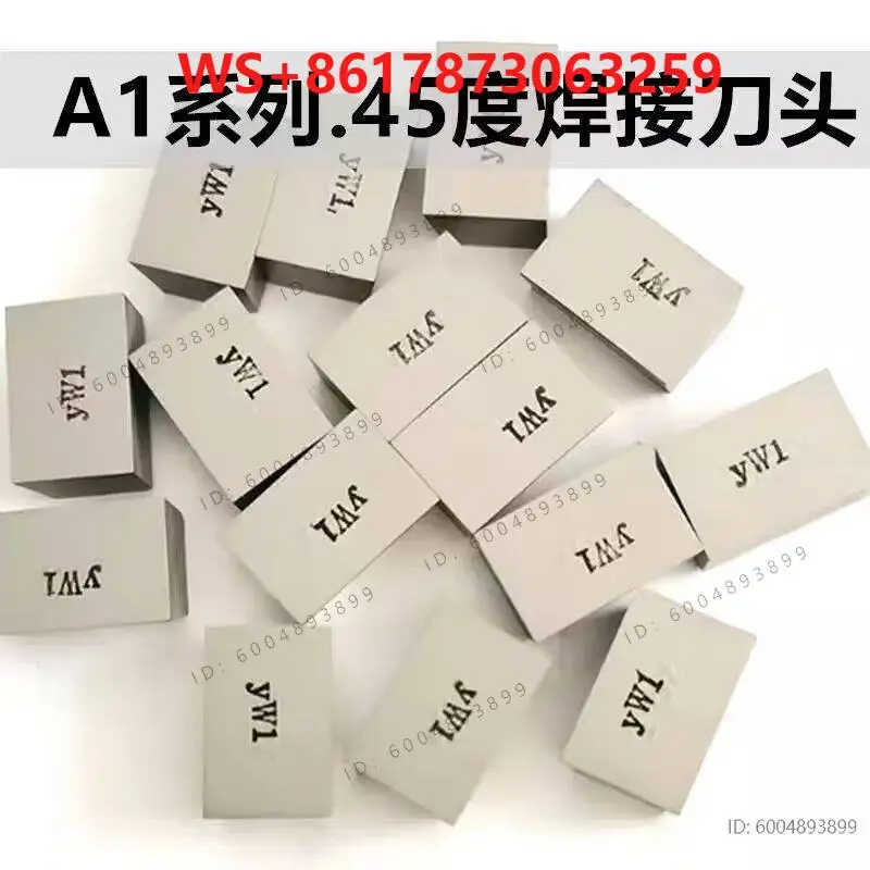 steel 45 degree carbide A116 118 120 122 125 welding cutter head YT15YW2YG8YT5YG6