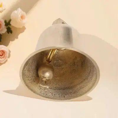 

Suspending Bell Pendant Vintage Brass Mini Bells for DIY Crafting Keychain Home Door Hanging Festival Decoration