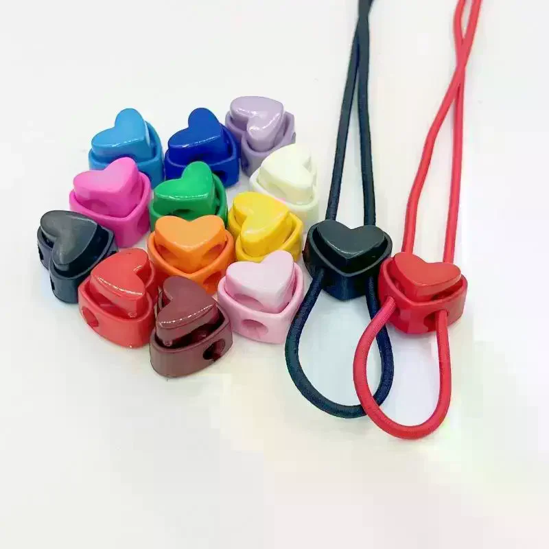 

5 шт./компл., красочные стопоры для вязальных игл в форме сердца, защитные приспособления для наконечников игл с двойным отверстием, аксессуары для вязания своими руками