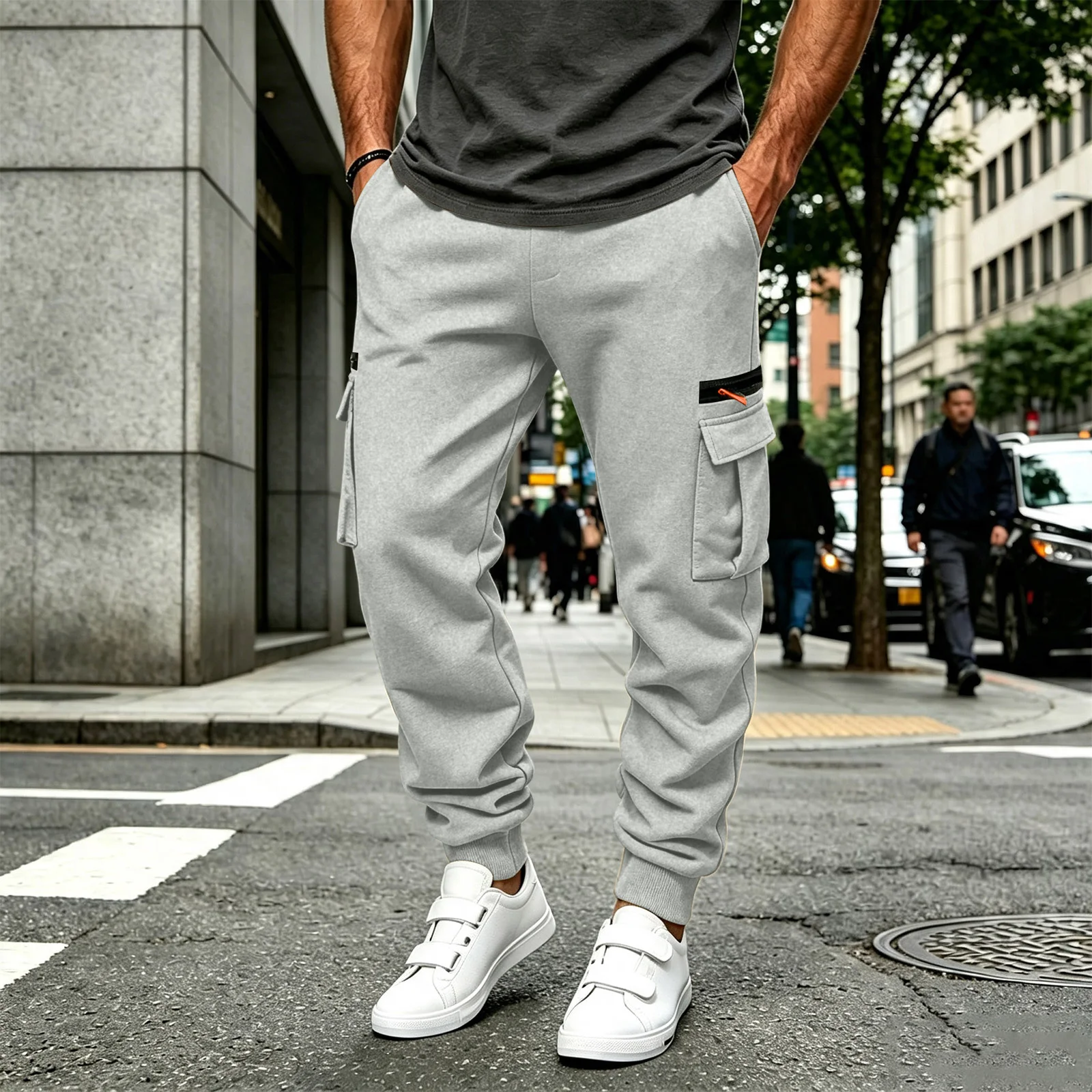 2024 Mens Print Pants Autumn/Winter New in Men's Clothing Trousers Sport Jogging Fitness Running Trousers Harajuku Streetwear