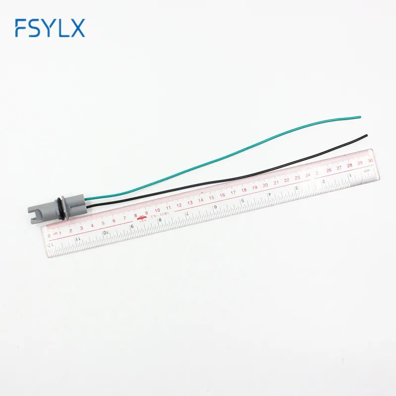 FSYLX 50pcs T10 T15 W5W 194 168 Holder Base Socket Adator Cable t10 led bulb 30cm wiring Harness Plug Connector Adapter