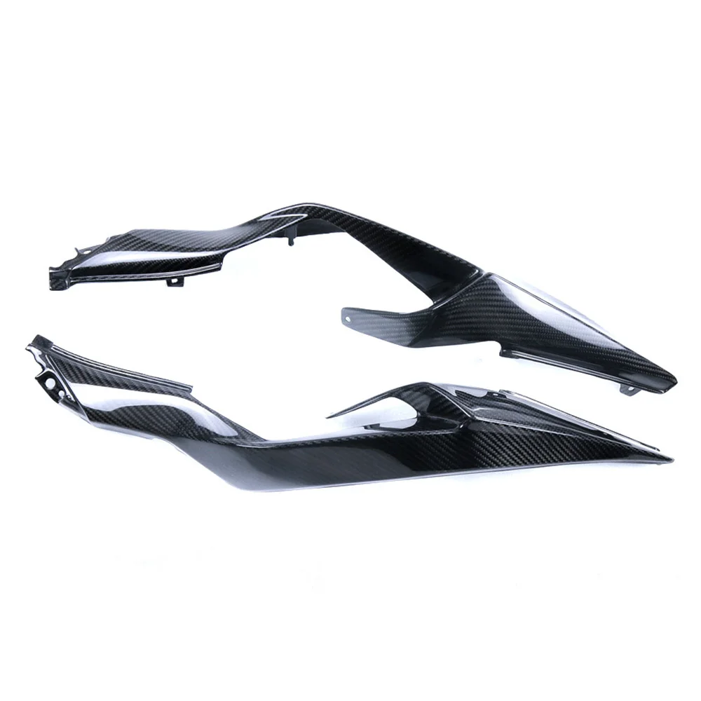 For Kawasaki ZX-6R ZX6R 2019 2020 2021 2022 2023 2024 2025 Real Carbon Fiber Motorcycle Rear Seat Side Panels Cover Fairng Kit