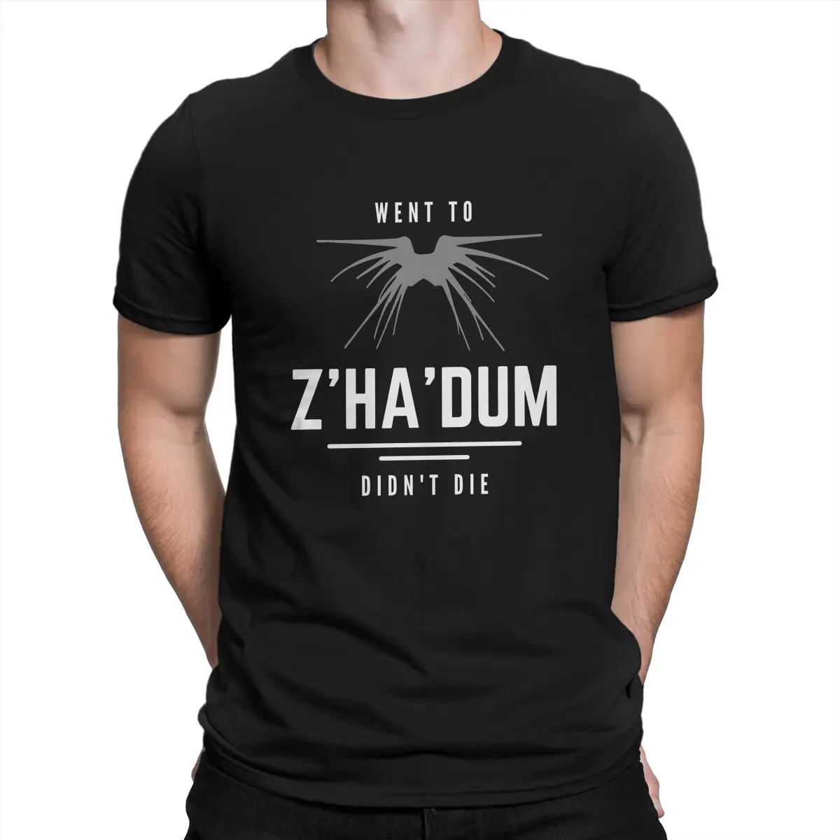 Babylon 5 Went to Z'ha'dum Didn't Die Shadow Ship Tshirt Homme Men's Tees Blusas T Shirt For Men