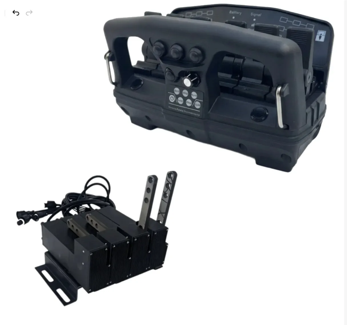 Remote Truck Crane Proportional Steering Motor Radio Remote Control Retrofit Solution 4-Channel