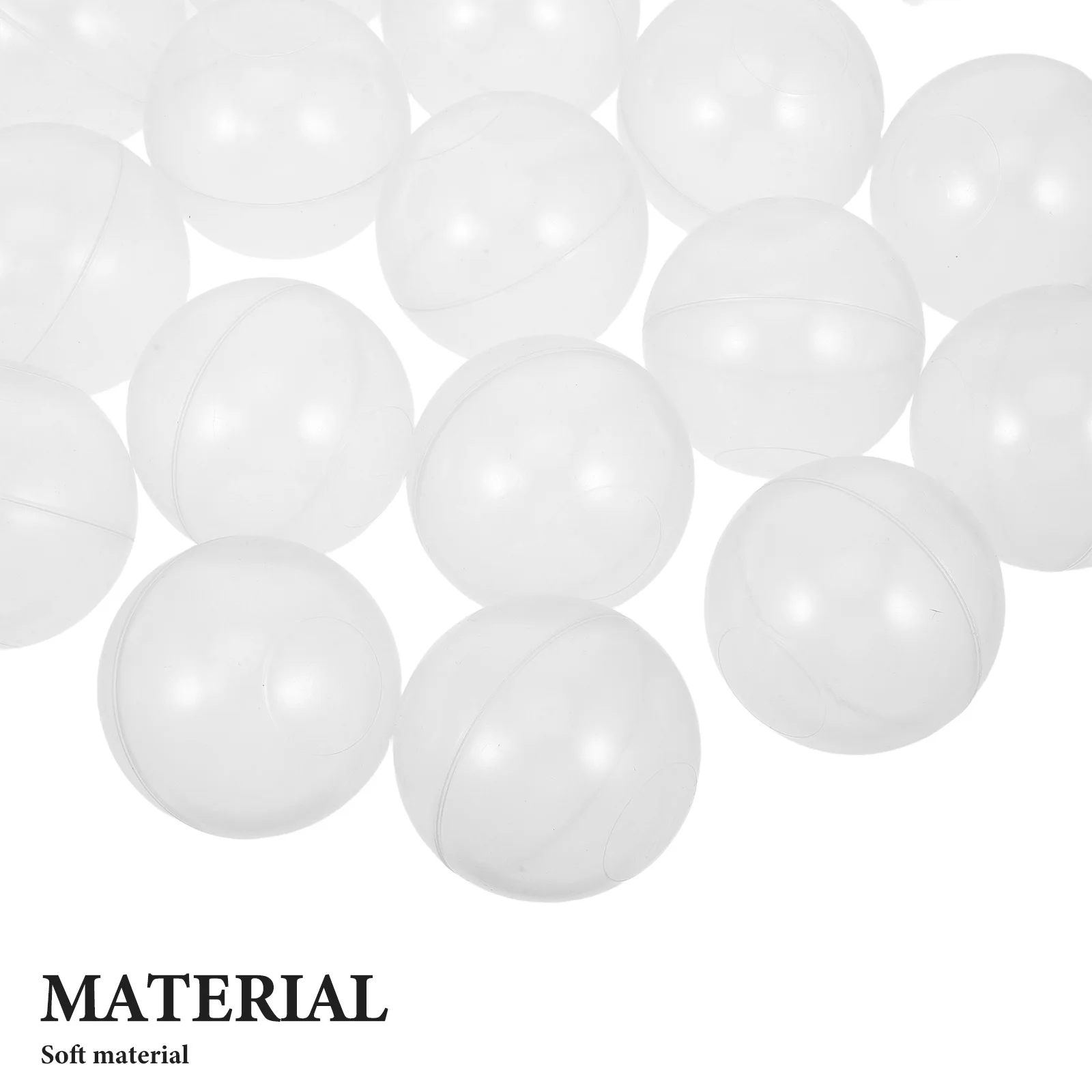 50 Stuks Oceaan Ballen 6Cm Doorzichtige Plastic Crush Proof Zacht Veilig Speeltent Zwembad Strand Outdoor Zintuiglijke Hand Coördinatie ballen