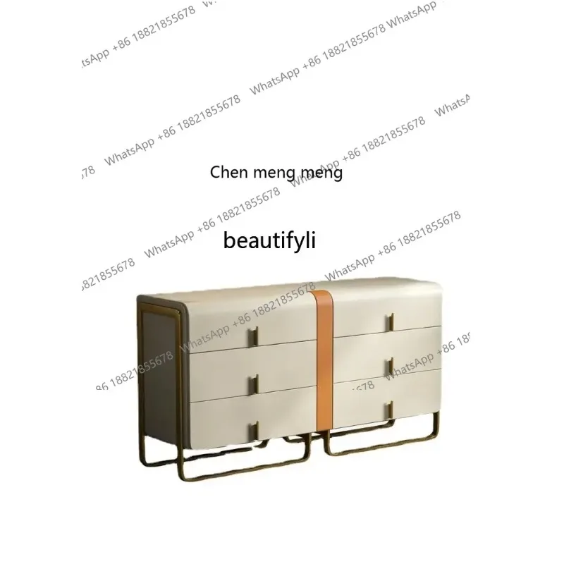 cn8350 LHY zqSideboard Cupboard High TV Cabinet Marble Italian Restaurant Locker Hallway Shoe Cabinet