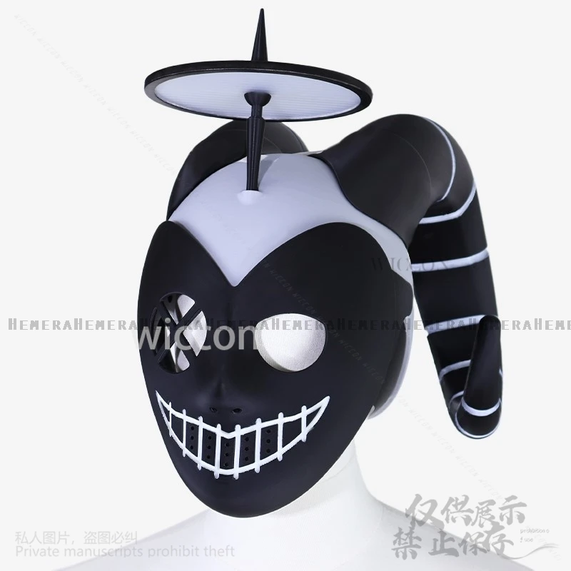 3D Printing Mask Anime Hazbin Adam Cosplay Halloween Christmas Costume Angel Hotel For Party Props Polylactic Acid Customized