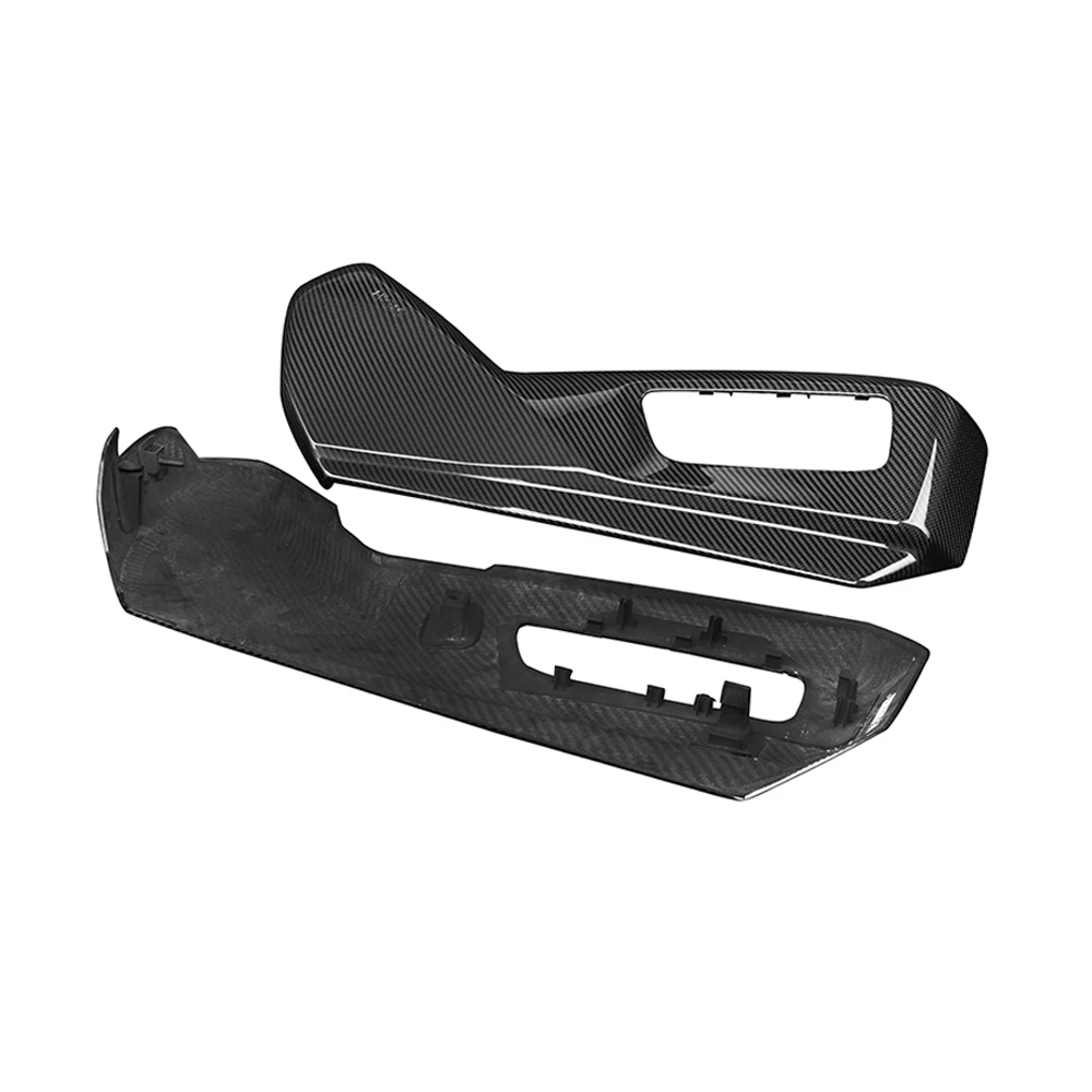 Real Dry Carbon Fiber Seat Side Trim Cover for BMW M5 Series G90 G99 2025-IN OEM Style 2Pcs/Set