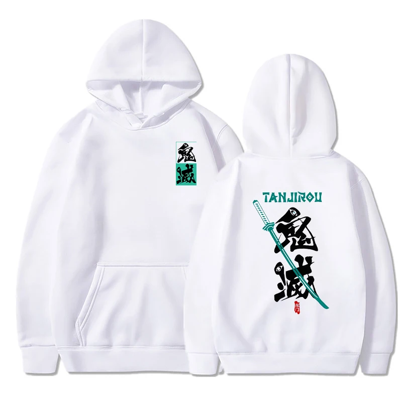 Demon Slayer Hoodies Men Fashion Graphic Printed Sweatshirts Women Casual Harajuku Streetwear Hooded Pullover Tracksuit Sudadera