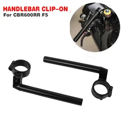 48mm Fork Tube Clip-On Handlebars Motorcycle Clip Ons Handle Bar Grips For Honda CBR600RR CBR 600 RR CBR600 RR F5 2007-2021