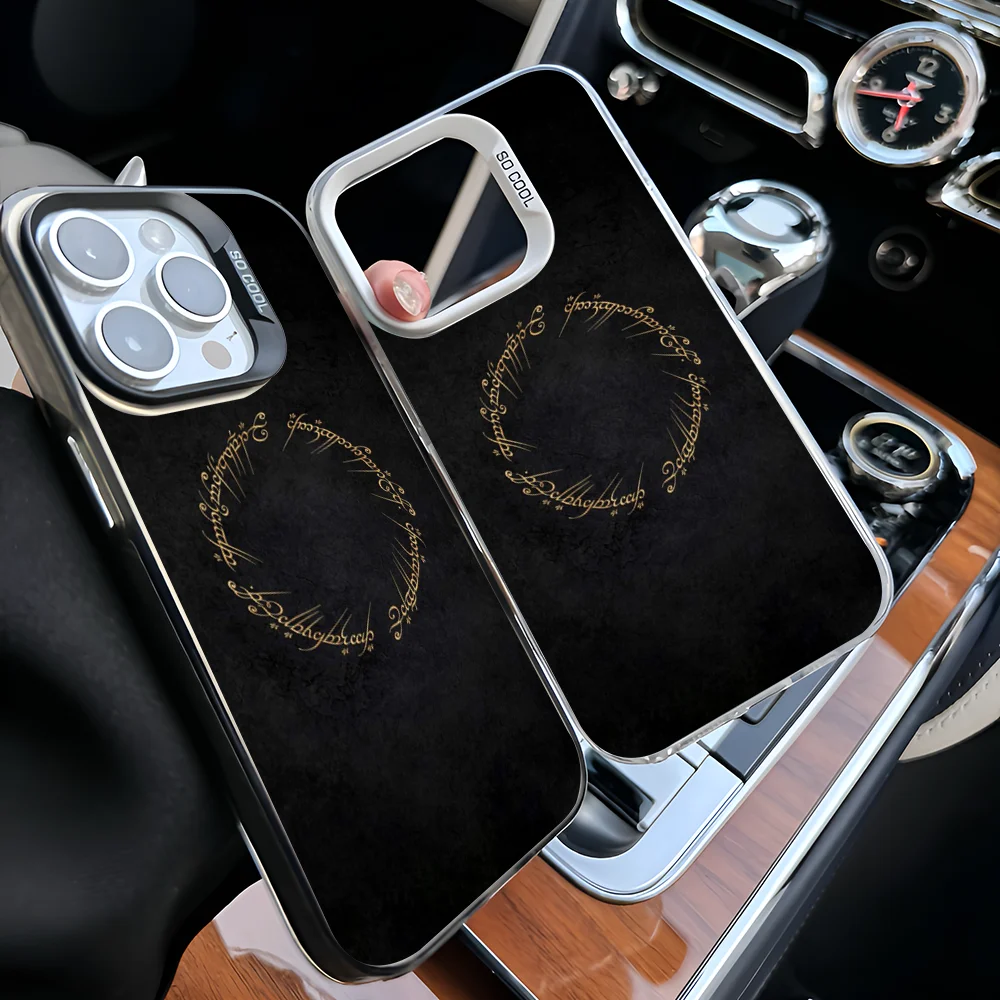 

Epc The L-Lord Of The R-Rings Phone Case IMD Phone Case For IPhone 16 15 14 13 12 11 Pro Max Plus Color Silver Cover