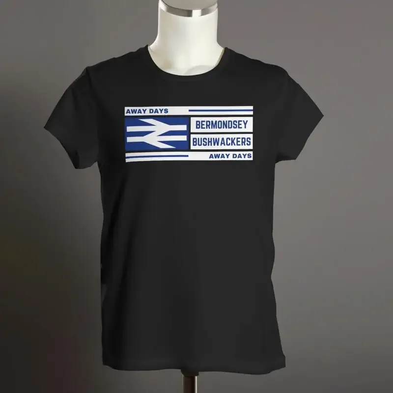 Millwall Bermondsey Bushwackers T-Shirt  Away Days  Hooligan  Unisex Organic