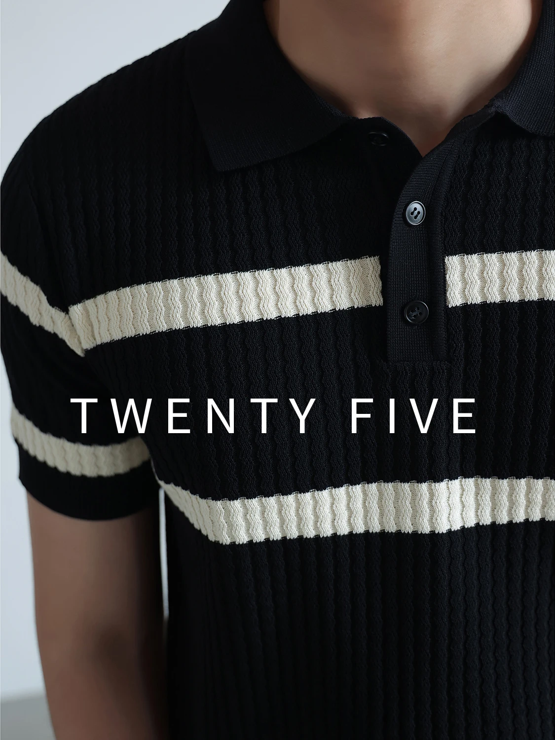 Men's Knitted  Shirt Short Sleeve Breathable Stripe Pattern Turn-down Collar Color Block Design Summer Fashion Standard Fit
