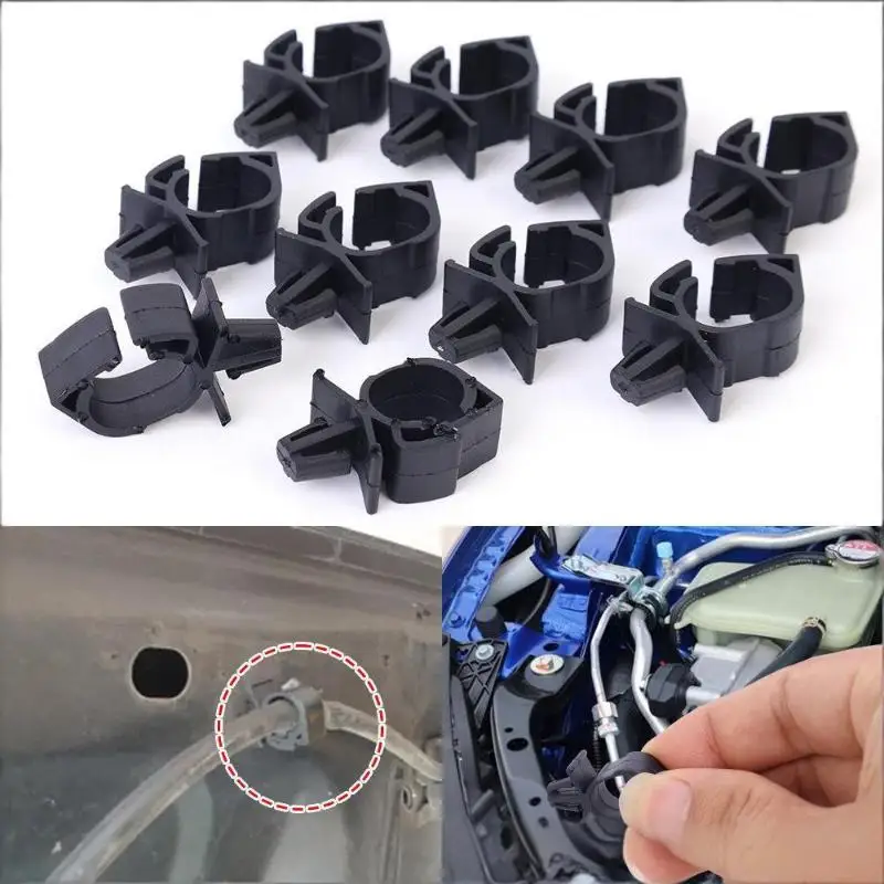 10 Pack Car Wire Clips Adhesive Durable Cable Management for Vehicle Dashboard Office Desk Home Clutter Free Solution