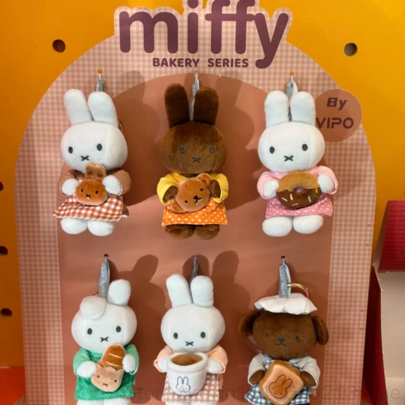 

Genuine Miffy Plush Pendant Baking Series Trendy Toy Cute Decorative Ornament Blind Box For Adult Collectors Ideal Gift