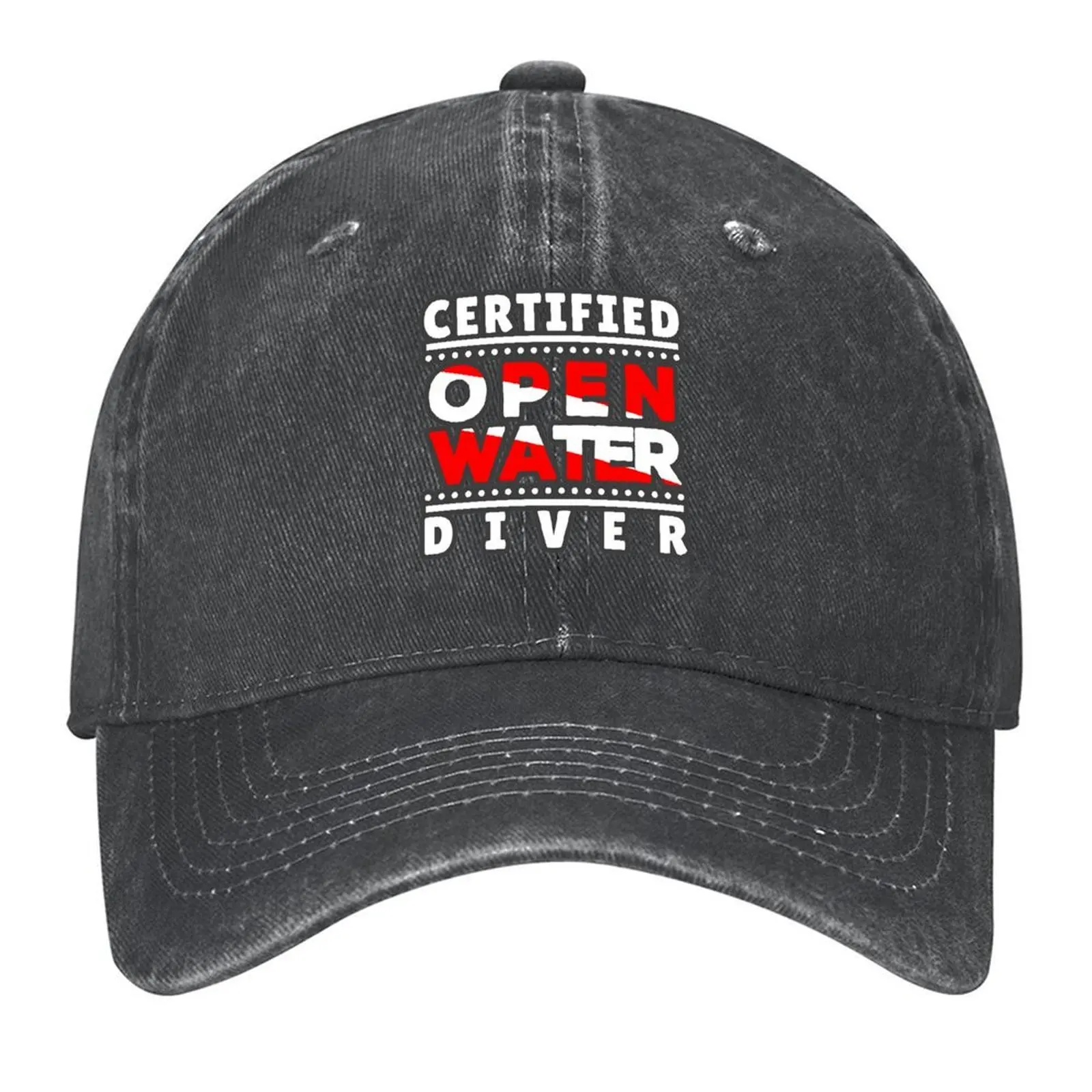 

Certified Openwater Diver Baseball Cap custom Hat hard hat Sunhat Streetwear Women Caps Men's