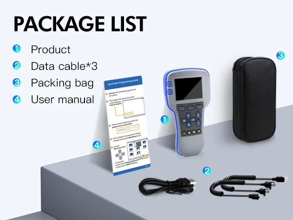 Universal Diagnostic Programming Tool for Curtis Controllers, 1313-4401 Handset Programmer for Forklifts, AWP, Easy-to-Use